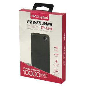 پاور بانک تسکو مدل TP829 ظرفیت 10000mah