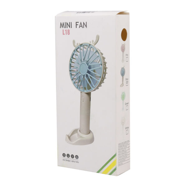 پنکه شارژی همراه Mini Fan L18