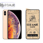 برچسب سرامیکی مات اپل مدل آیفون XS MAX