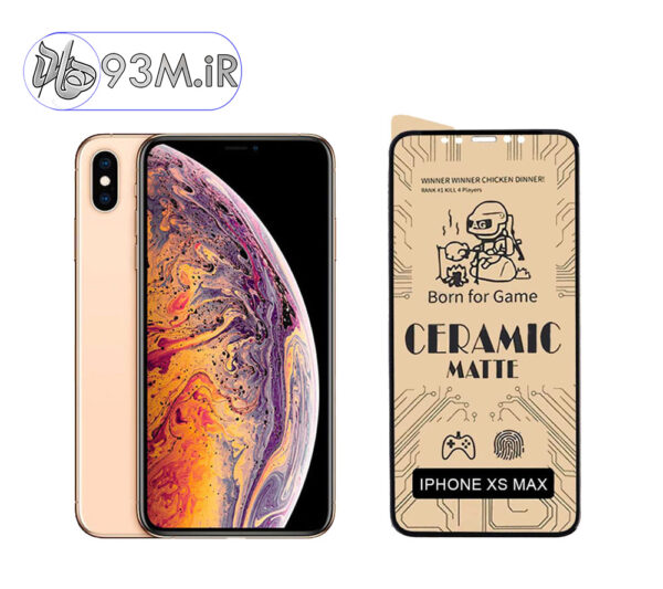 برچسب سرامیکی مات اپل مدل آیفون XS MAX