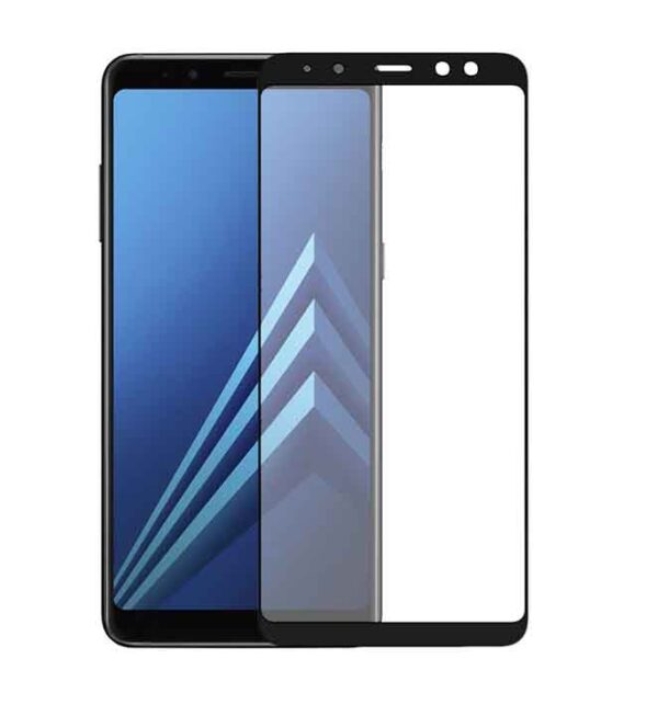 برچسب محافظ صفحه گلس فول سامسونگ مدل Galaxy A8 Plus