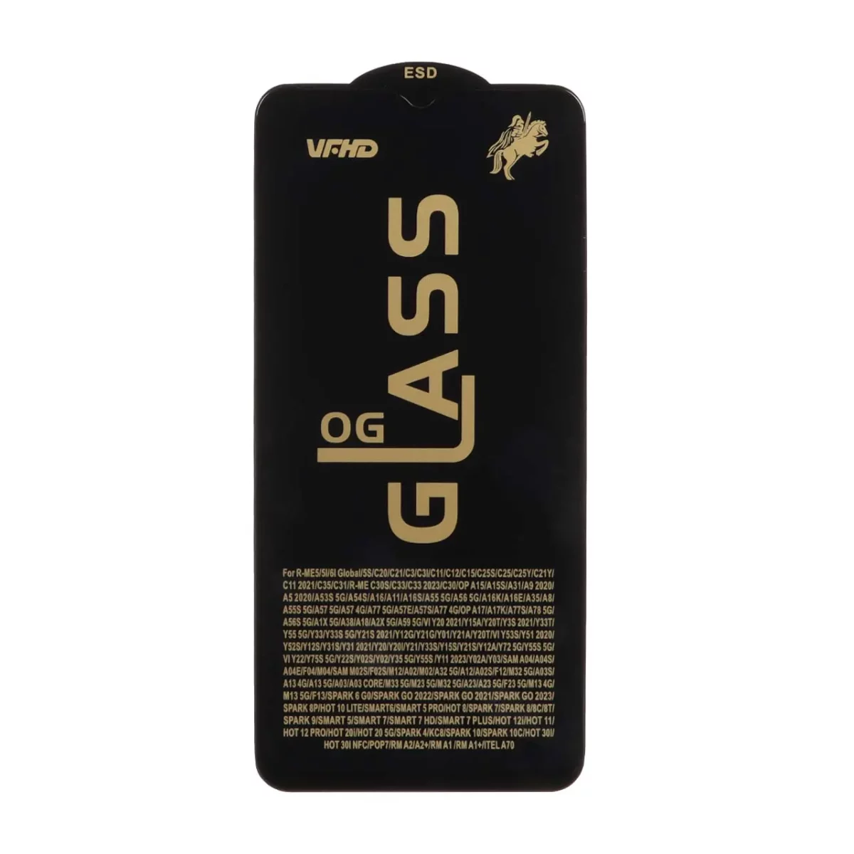 محافظ صفحه نمایش شیشه ای درجه یک Samsung A12 /A02 / A02S/ A03 / A03S / A03 CORE / A04 / A04S / A04E / A13 / A23 / A32 5G / M02 / M02S / M04 / M12 / M13 / M23 / M32 5G / M33 5G / F12 / F13 / F23 - Full Cover