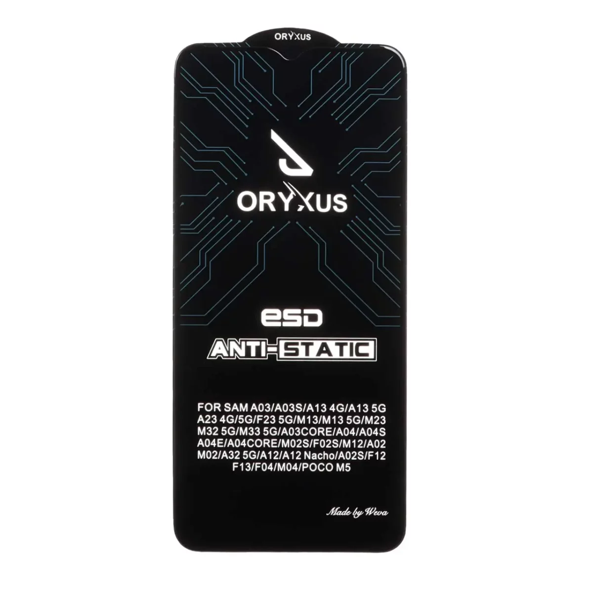 محافظ صفحه نمایش شیشه ای درجه یک Samsung A12 /A02 / A02S/ A03 / A03S / A03 CORE / A04 / A04S / A04E / A13 / A23 / A32 5G / M02 / M02S / M04 / M12 / M13 / M23 / M32 5G / M33 5G / F12 / F13 / F23 - Full Cover