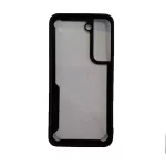 قاب ژله ای پشت شفاف دور مشکی گوشی سامسونگ مدل اس 22 / Galaxy S22